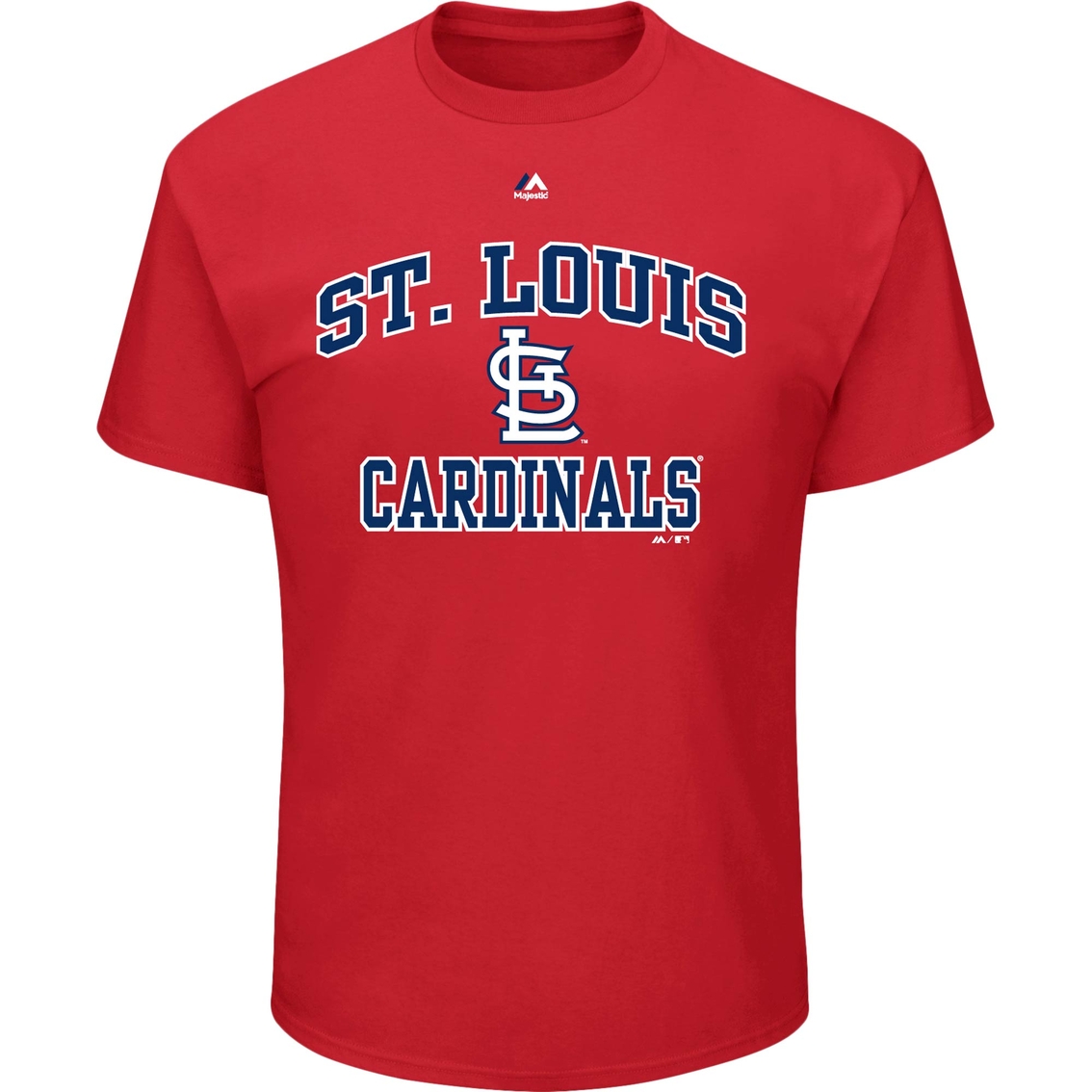 Majestic Athletic MLB St. Louis Cardinals Heart and Soul Tee - Image 2 of 3