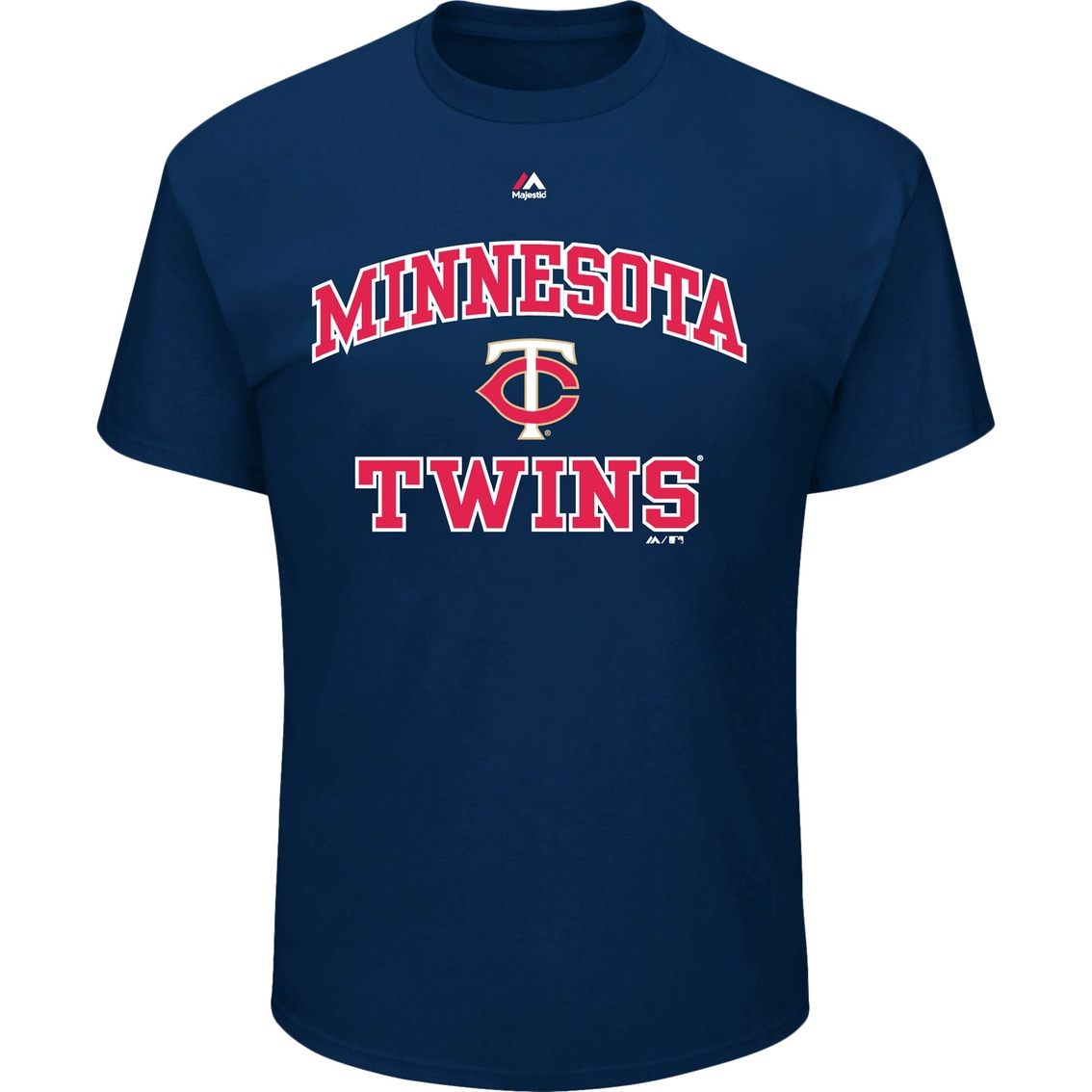 Majestic Athletic MLB Minnesota Twins Heart and Soul Tee - Image 2 of 3