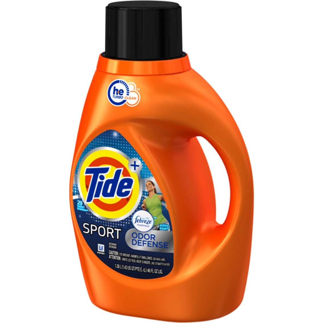 Tide Plus Febreze Sport Active Fresh He Turbo Clean Laundry Detergent 46 Oz Detergents Softeners Household Shop The Exchange