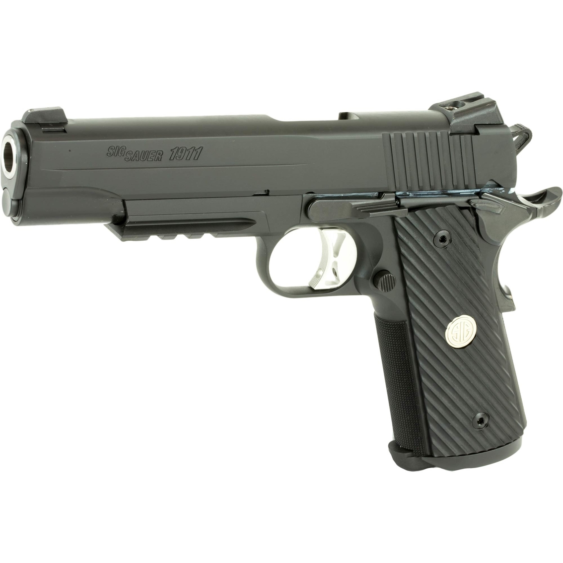 Sig Sauer 1911 TacOps 10MM 5 in. Barrel 8 Rds 4-Mags Pistol Black - Image 3 of 3