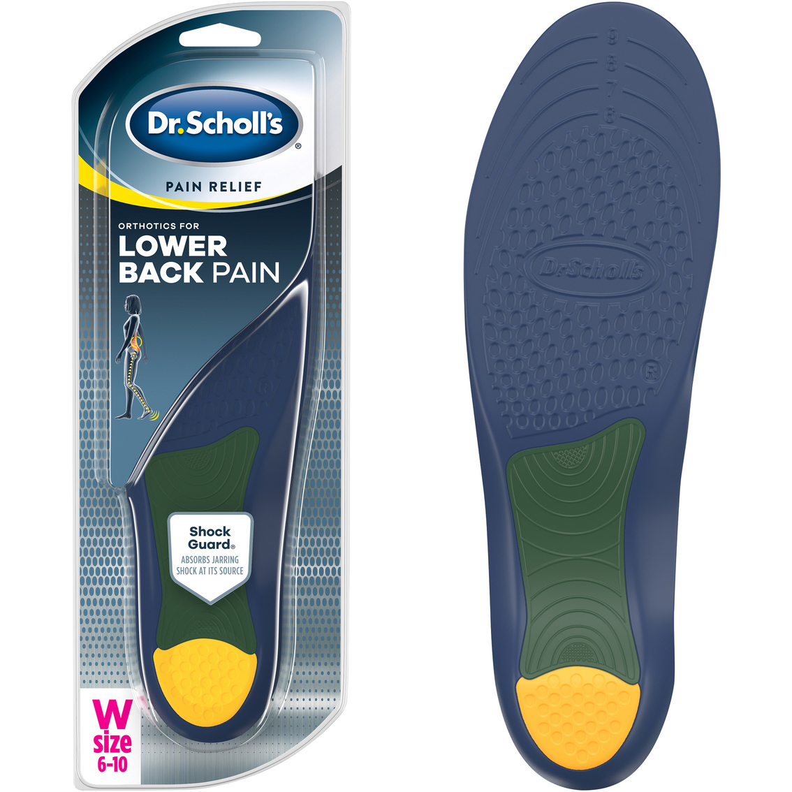 Dr. Scholl's Pain Relief Orthotics For Arch Pain For Women, 1 Pair ...