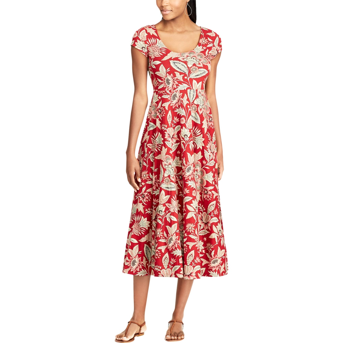Chaps Grant Floral Cotton Dress | Dresses | Clothing & Accessories ...