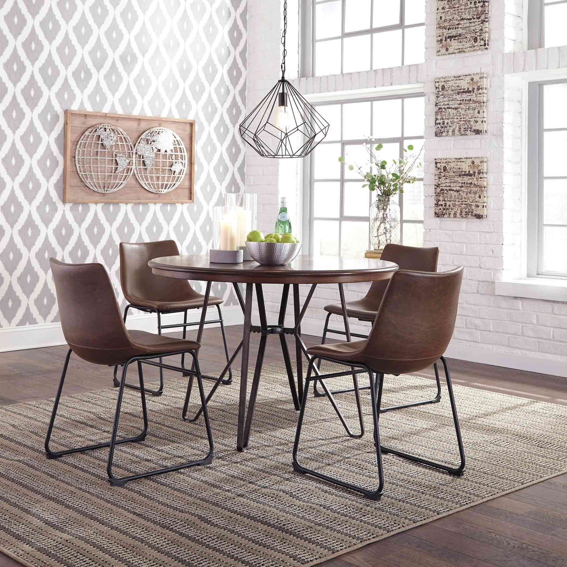 Signature Design by Ashley Centiar Dining Room Upholstered Side Chair 2 Pk. - Image 2 of 2