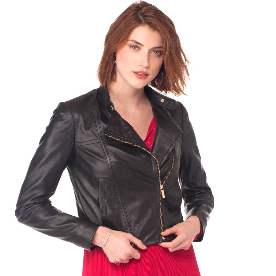 Michael Kors Leather Moto Jacket | Jackets | Mother's Day Shop | Shop The  Exchange