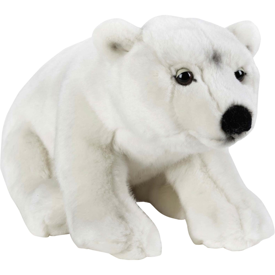 Real Plush Toy Polar Bear Child Real Animal Family Polar Bear