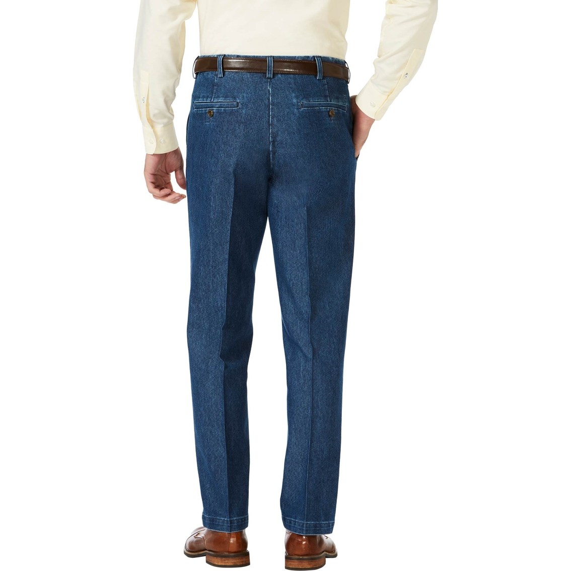 Haggar Stretch Denim Trousers | Pants | Clothing & Accessories | Shop ...