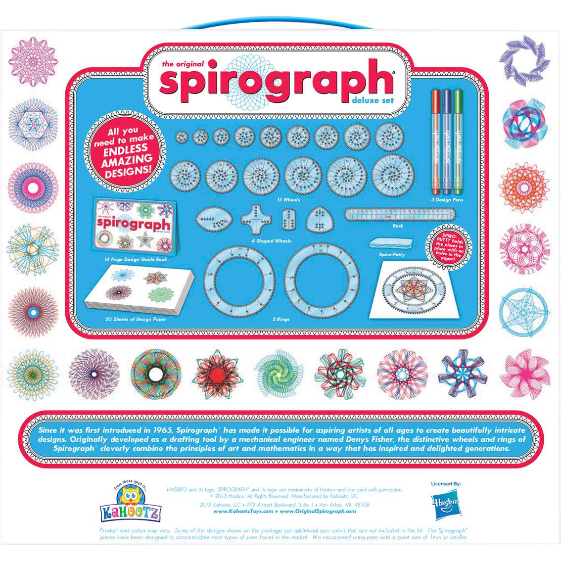 Spirograph Classic Cyclex Spiral Drawing Art Tool Kit