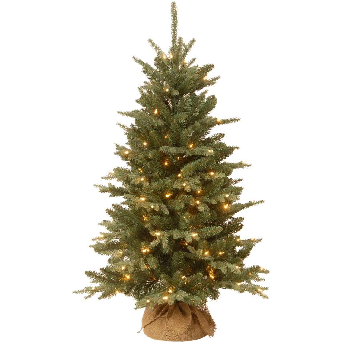 National Tree Company 4 Ft. Everyday Collection Burlap Tree With Clear ...