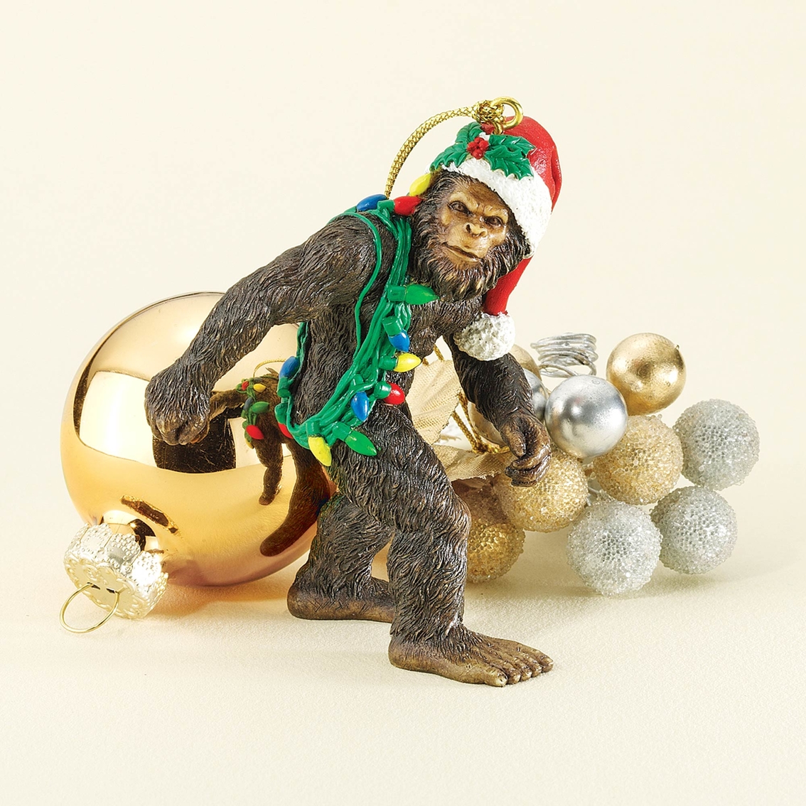 Design Toscano Bigfoot, the Holiday Yeti Holiday Ornament - Image 2 of 2