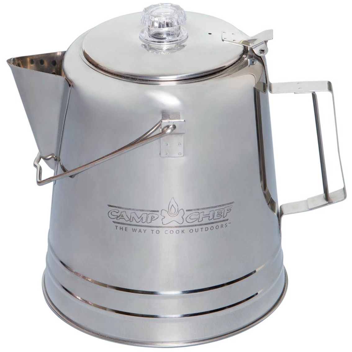 Camp Chef Stainless Steel Coffee Pot 28 Cup, Cooking, Sports & Outdoors