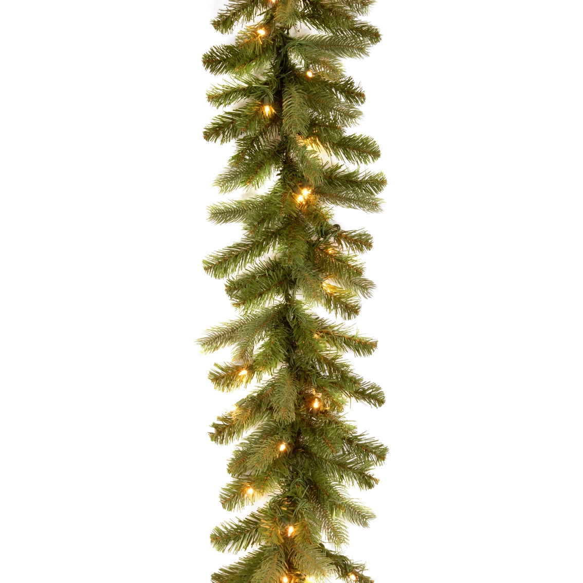 National Tree Co. 9 Ft. Downswept Douglas Garland with Clear Lights