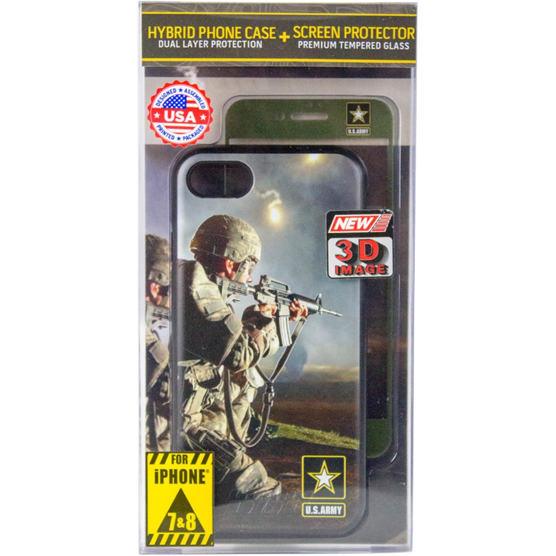 US Army - Full Print Hybrid Case for iPhone 7/8 - Green - Image 5 of 5