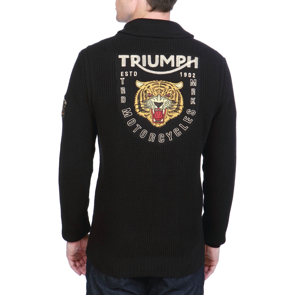 Lucky Brand Triumph Full Zip Sweater, Shirts, Clothing & Accessories