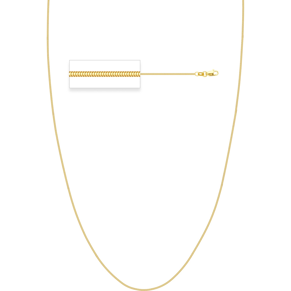14k Gold 1mm Snake Chain | Gold Chains | Jewelry & Watches | Shop The