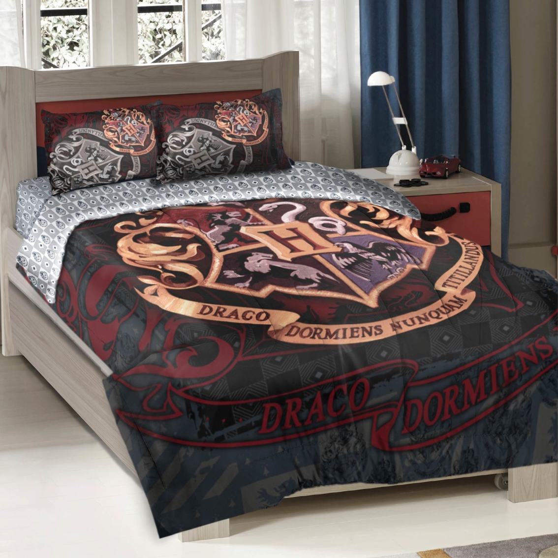 Northwest Harry Potter School Motto, Harry Potter Bed Sheets Twin