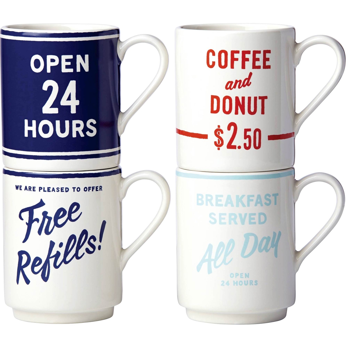 Kate Spade Order's Up 4 Pc. Mug Set | Drinkware | Household | Shop The  Exchange