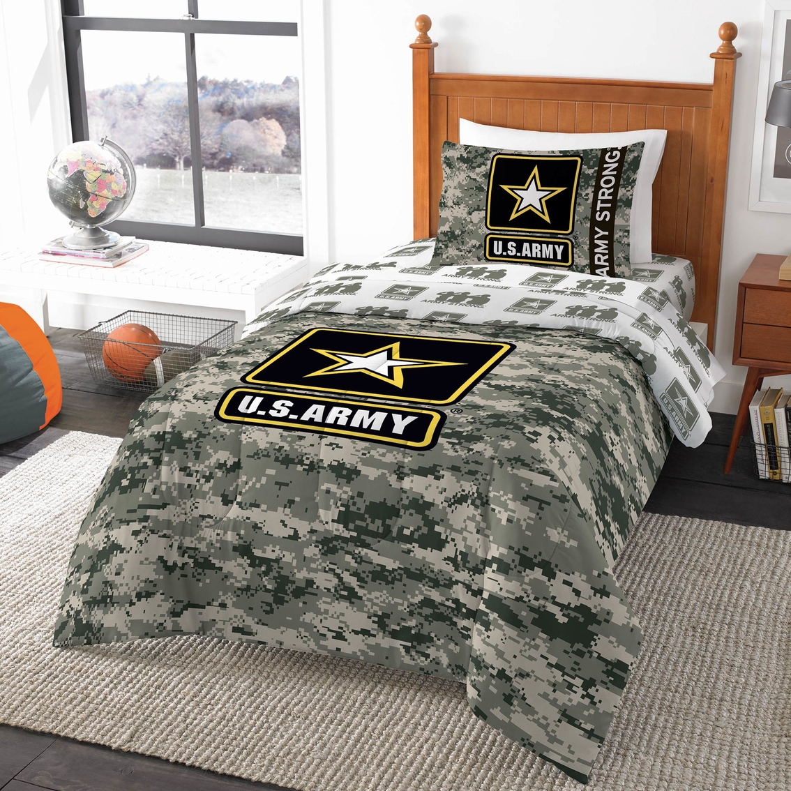 Twin Army Camo Comforter Atg Archive, Army Camo Twin Bedding