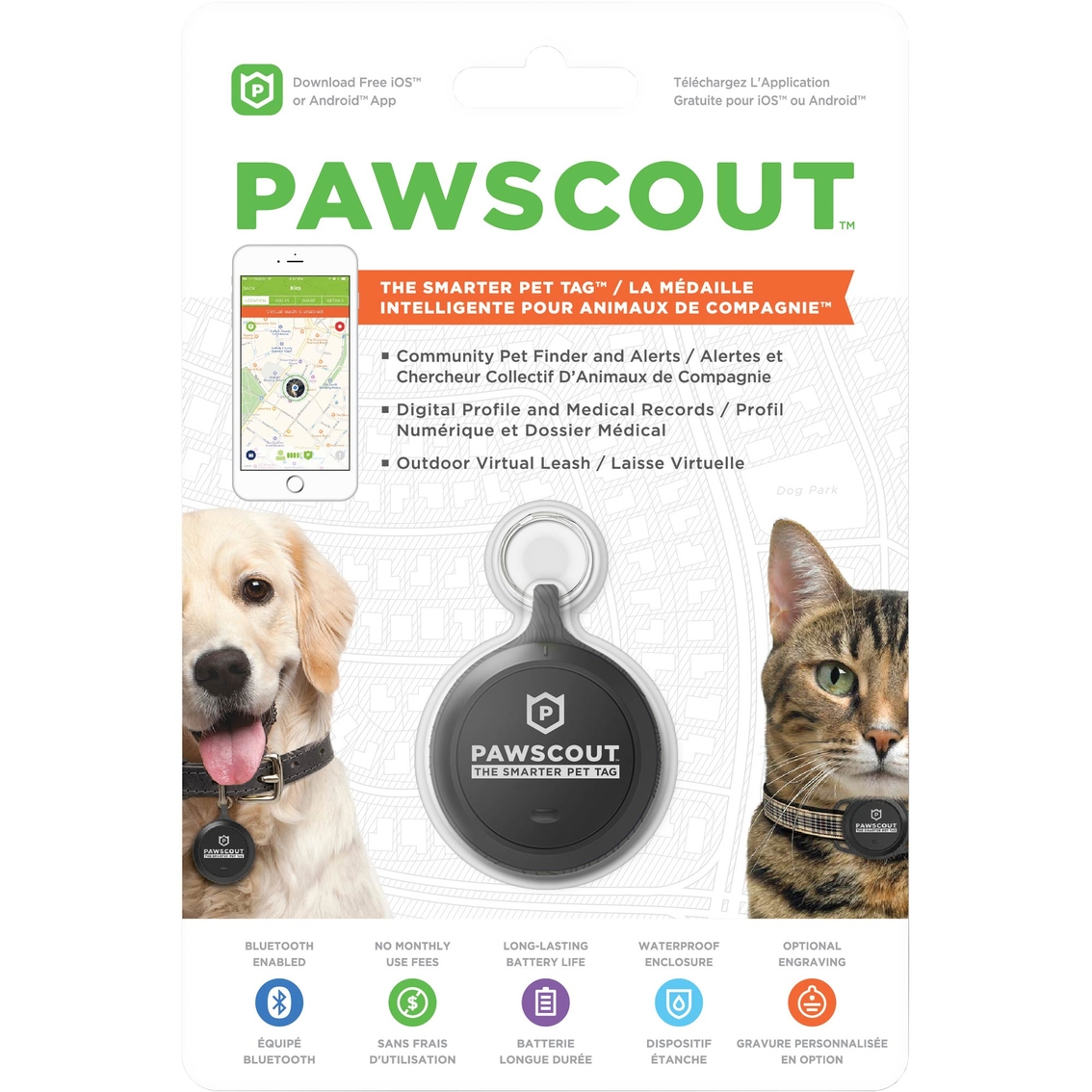 Pawscout Smart Tag for Dogs and Cats
