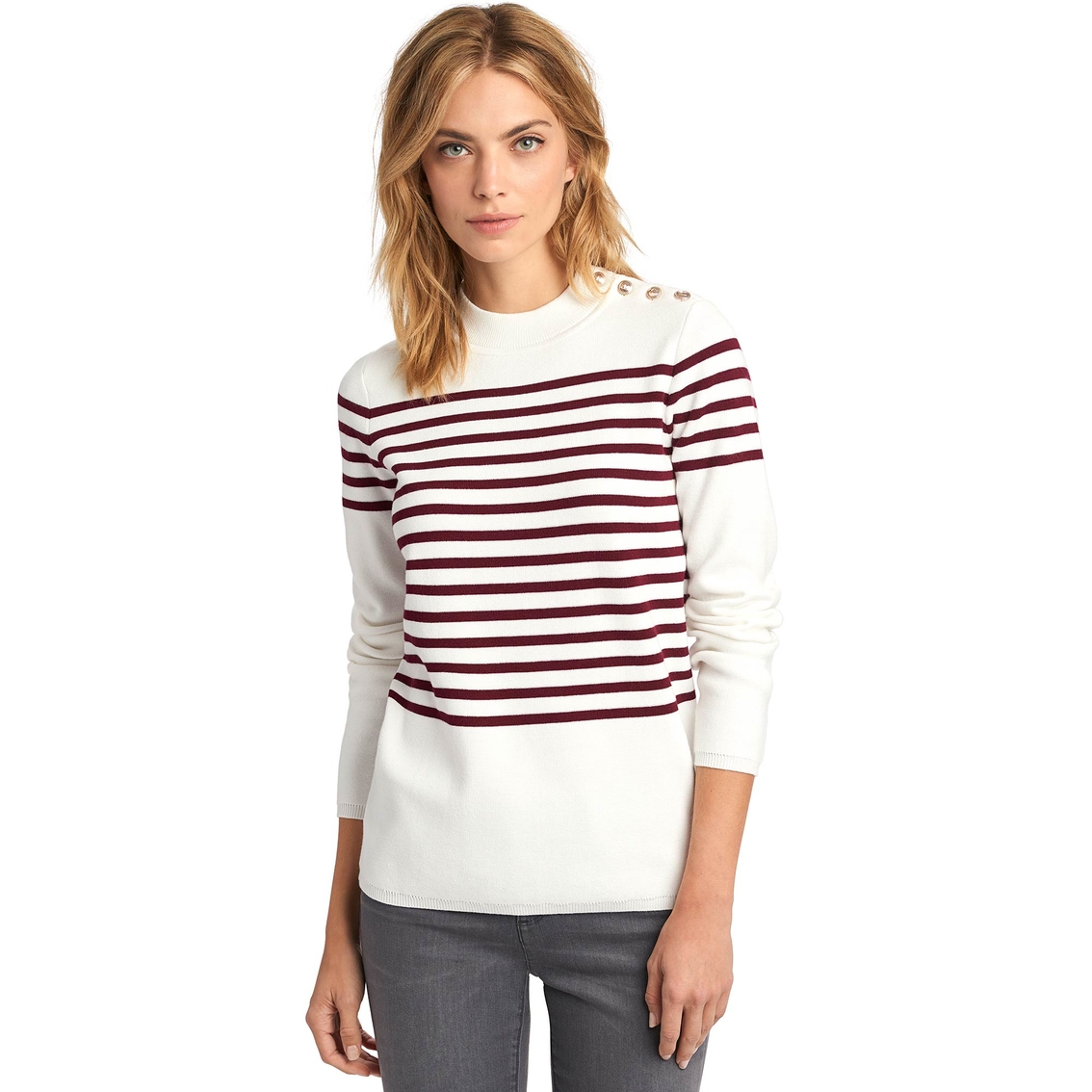 Karl Lagerfeld Paris Striped Sweater | Sweaters | Clothing ...
