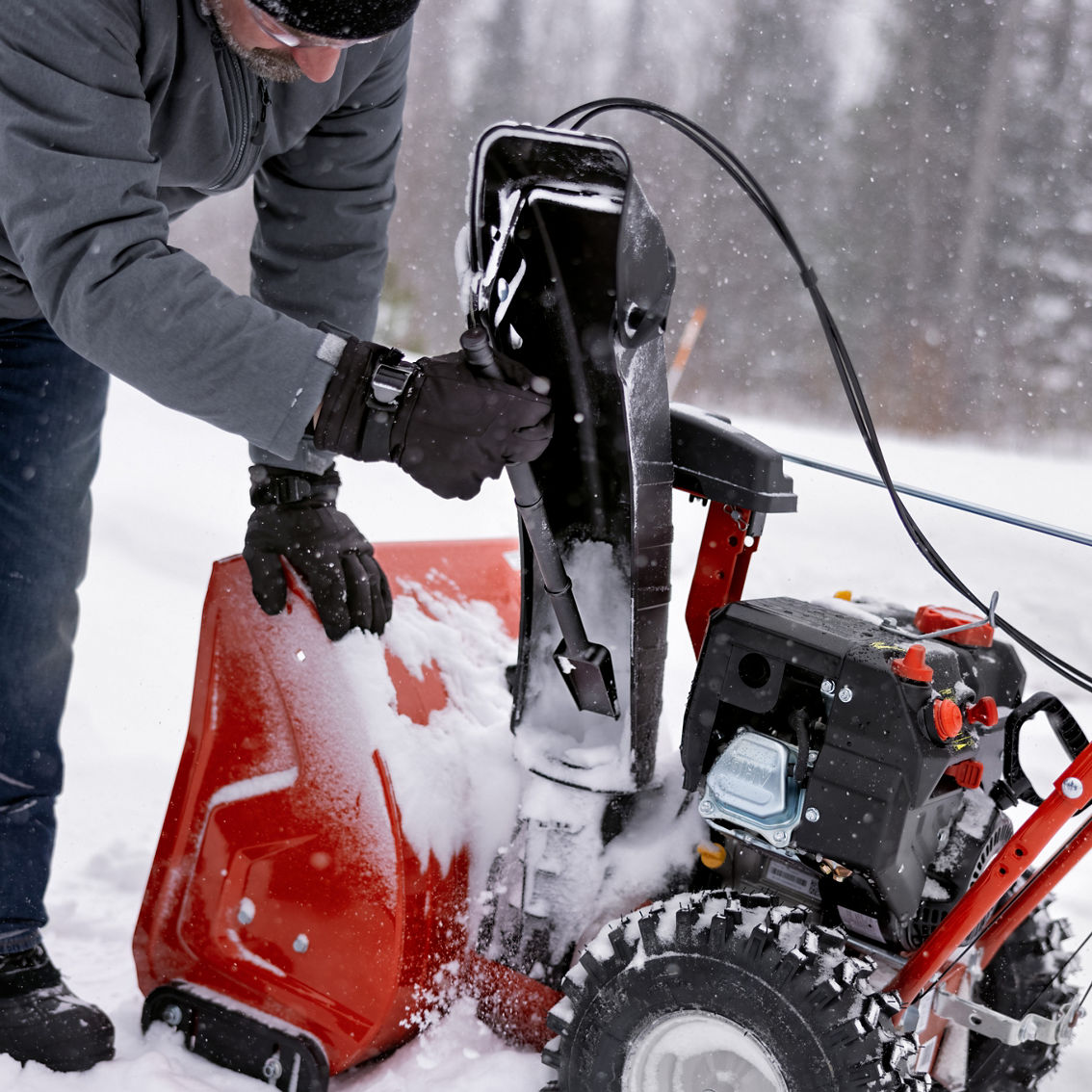 Troy-Bilt 24 In. 208cc OHV Two Stage Gas Snow Thrower - Image 6 of 6