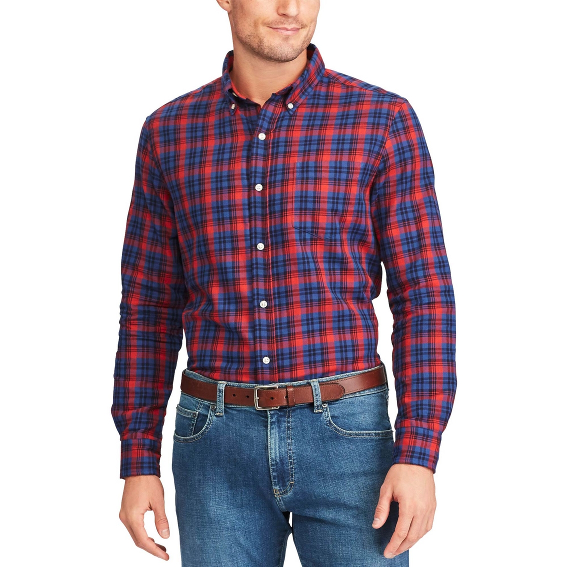 Chaps Yarn Dyed Double Cloth Button Down Shirt | Shirts | Clothing ...