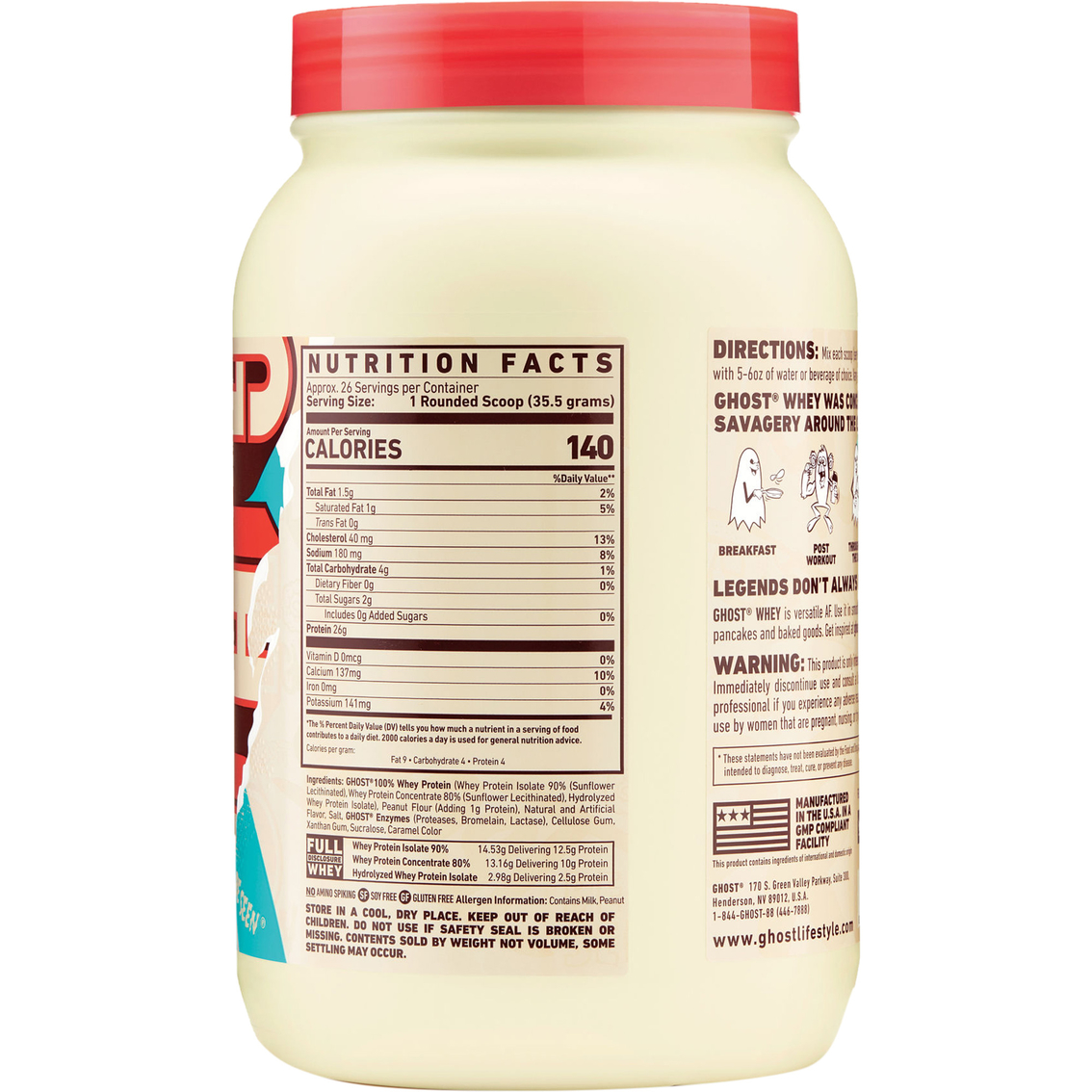 Ghost Whey Protein 2 lb. - Image 2 of 2