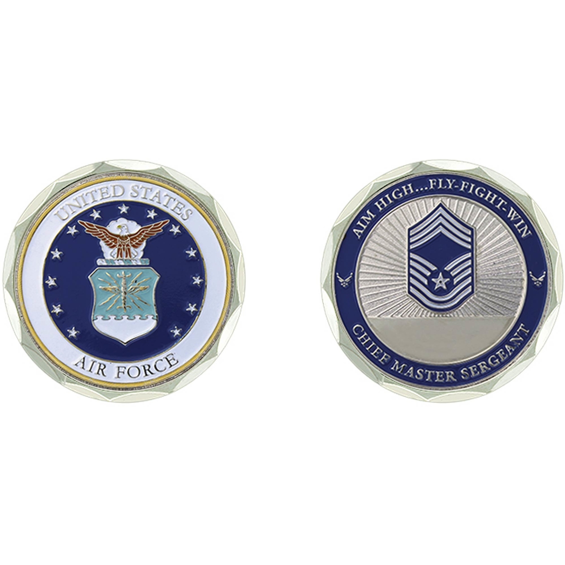 Challenge Coin U.s.a.f. Chief Master Sergeant Rank Coin | Coins & Cases ...