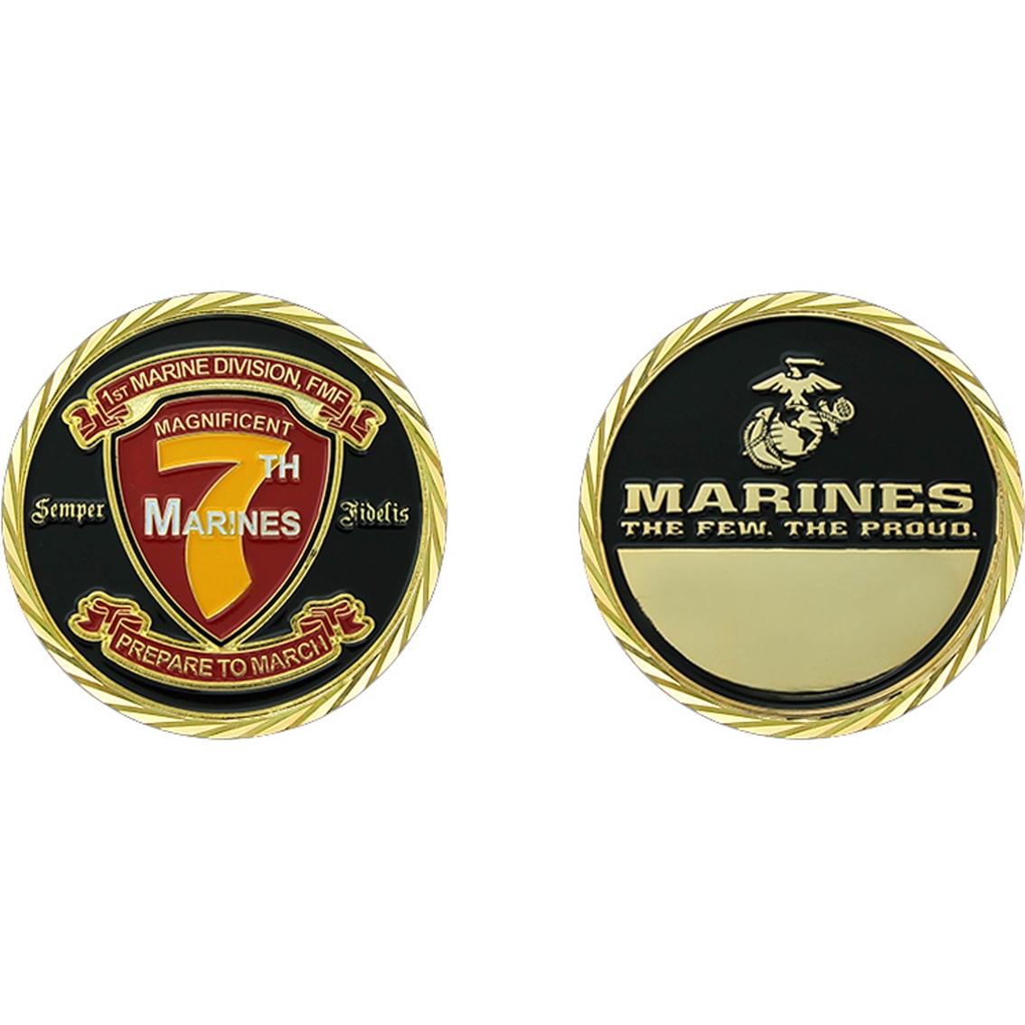 Challenge Coin 7th Marines Coin