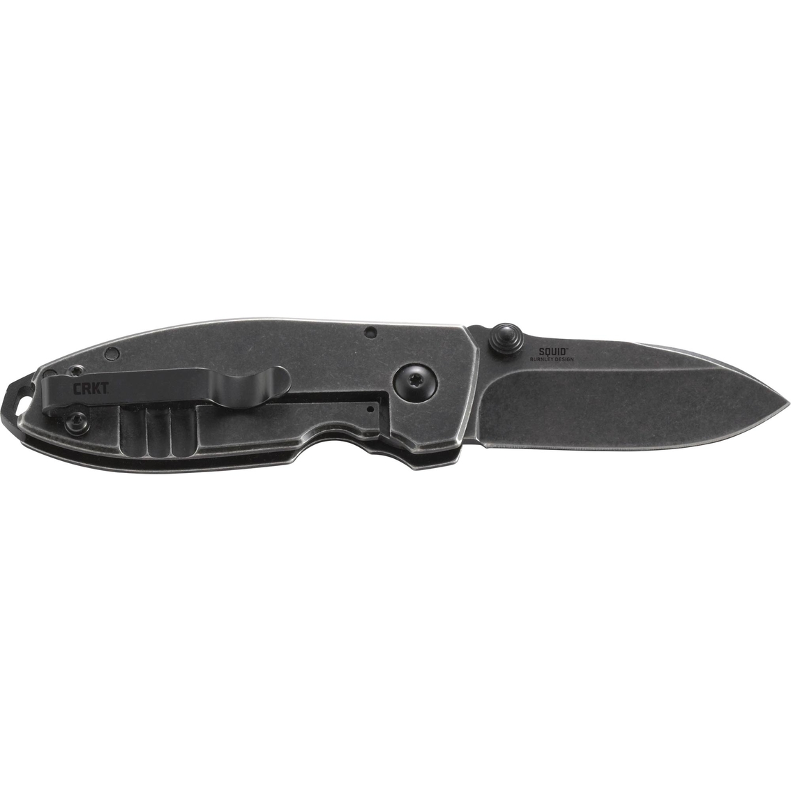 Columbia River Knife & Tool Squid Clip Folder Knife, Black Stonewash Finish - Image 3 of 4