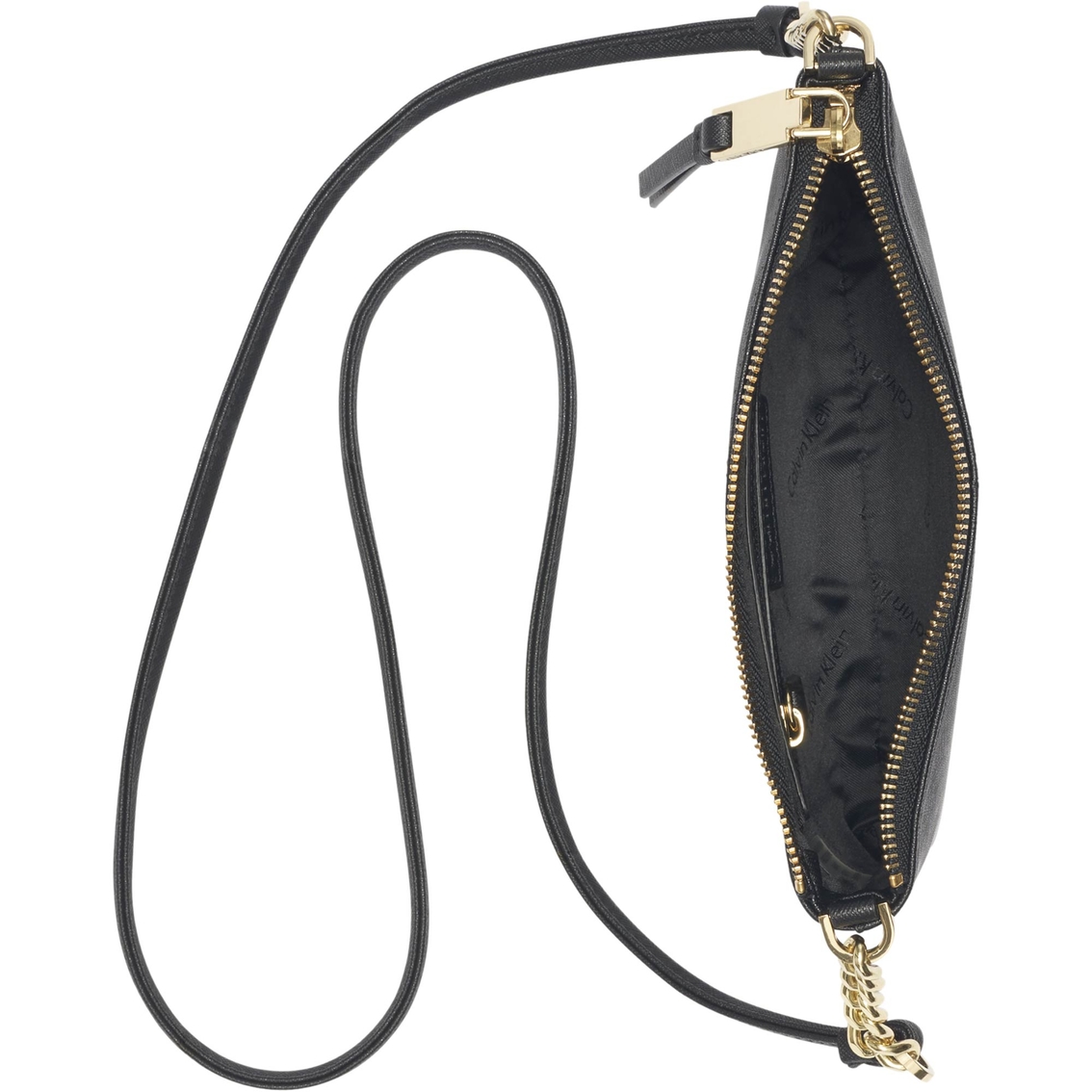 Calvin Klein Hayden Saffiano Leather Chain Crossbody Bag