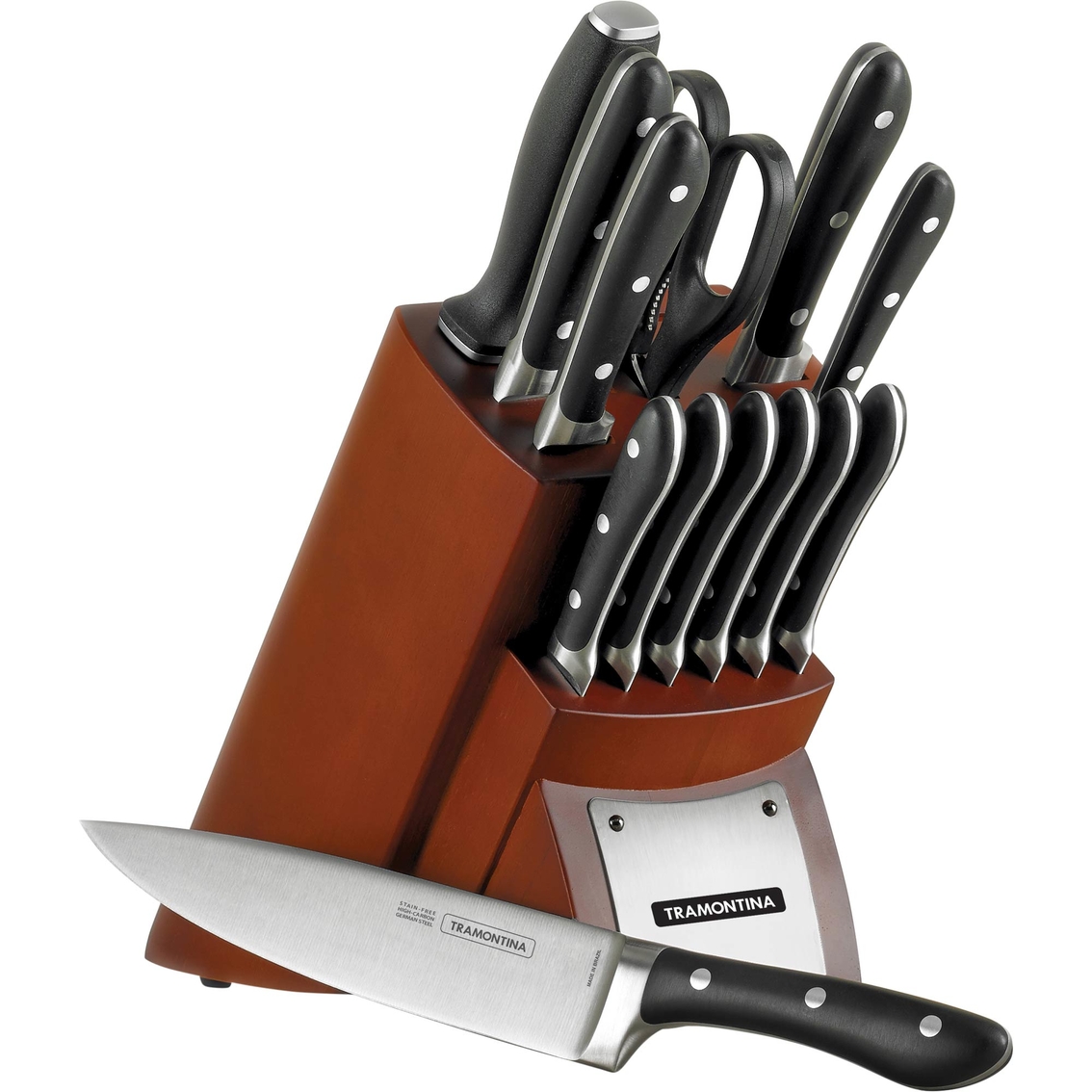 Tramontina Professional Series 14 Pc. Cutlery Block Set, Cutlery, Household