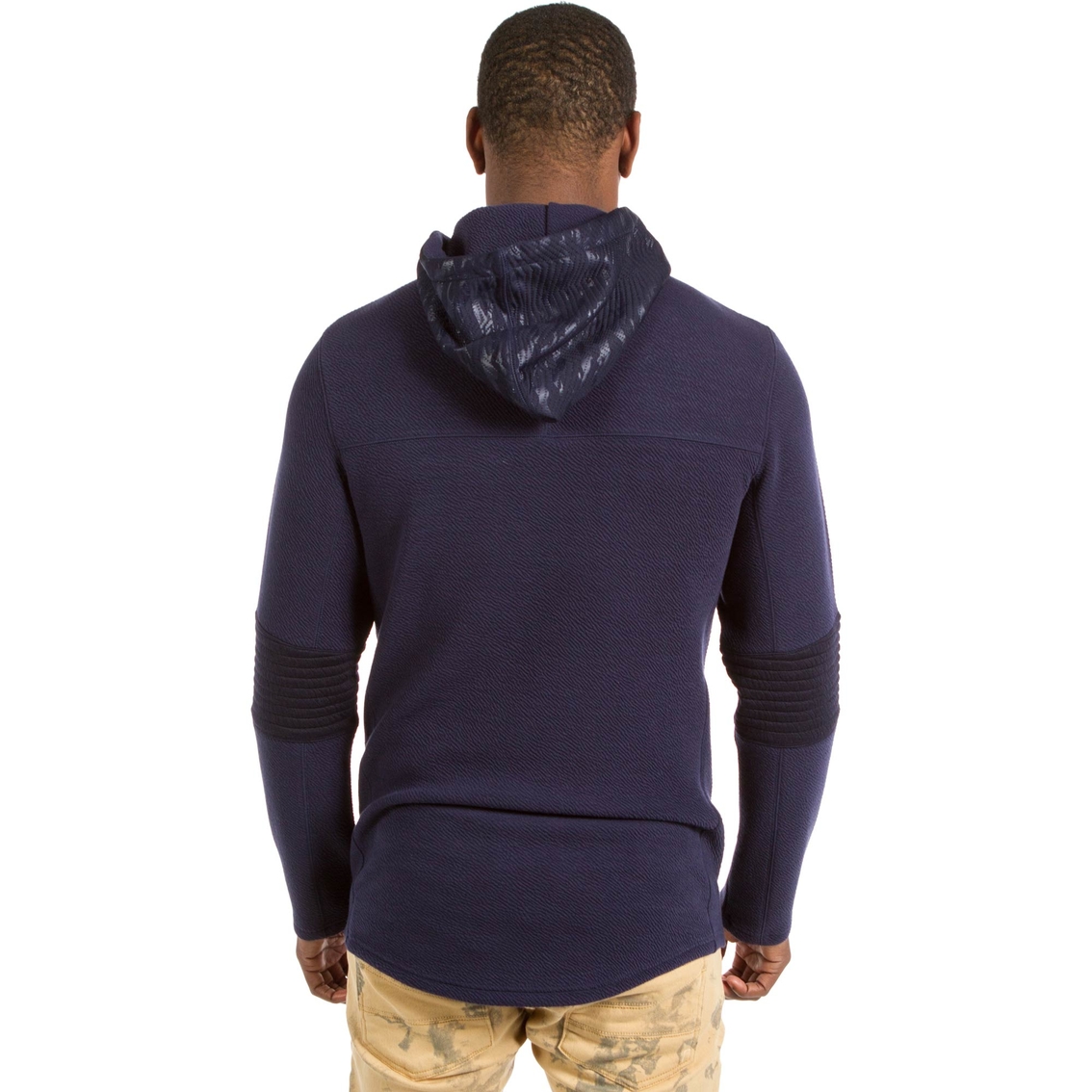 A.Tiziano Quilted  Pullover Hoodie - Image 2 of 4