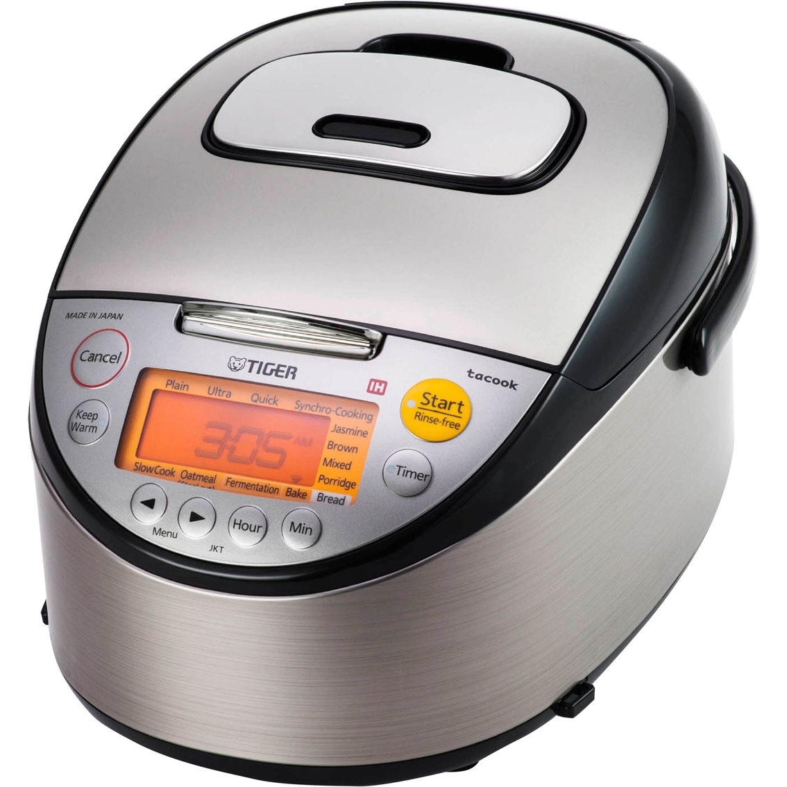 Tiger Stainless Steel 10 Cup Rice Cooker With Slow Cooker And Bread Tiger Stainless Steel Rice Cooker