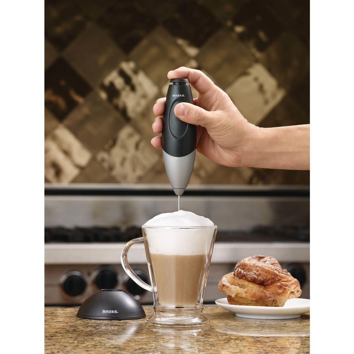 BonJour Primo Latte Rechargeable Handheld Milk Frother - Image 3 of 4