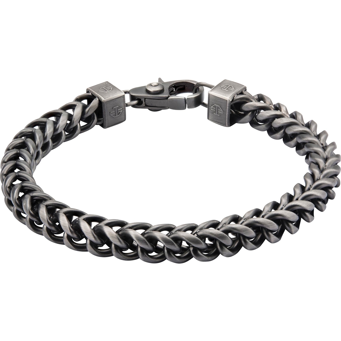 Stainless Steel Gunmetal Foxtail Bracelet | Bracelets | Jewelry ...
