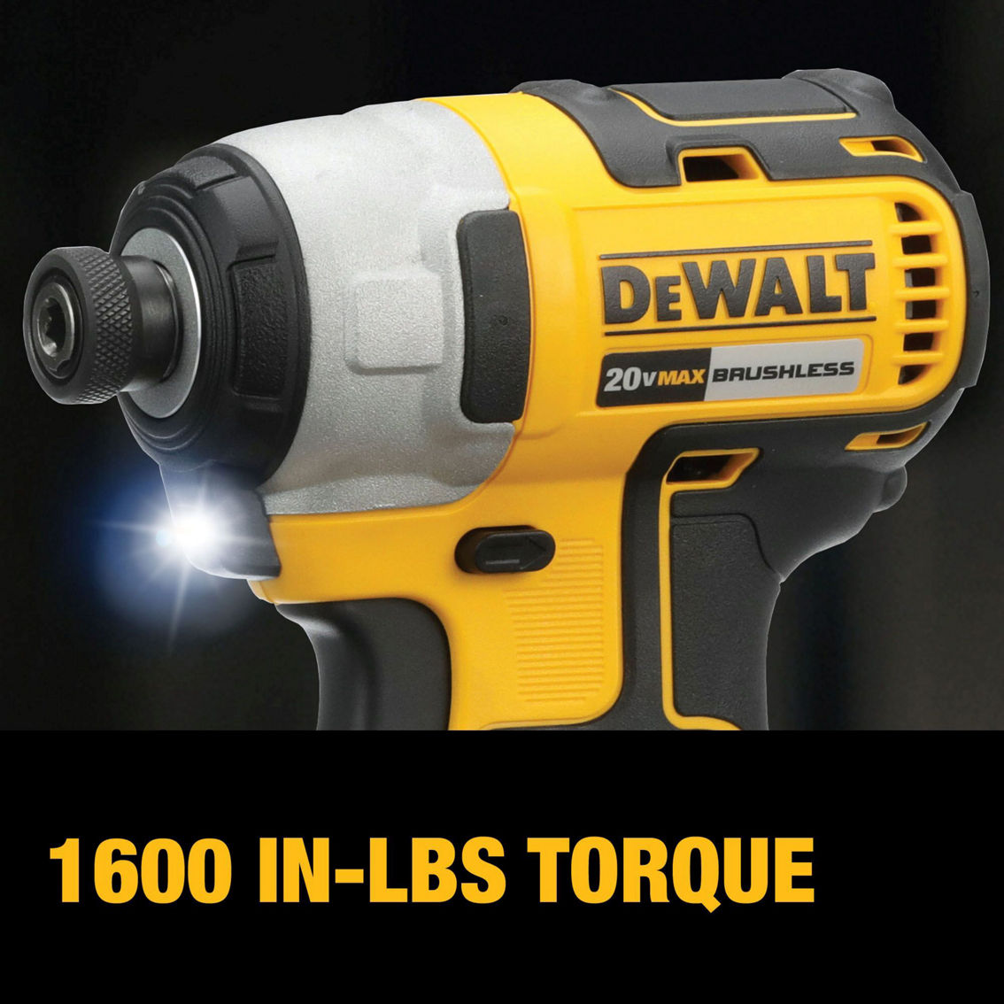 DeWalt 20V MAX 1.5 Ah Lithium Ion Compact Brushless Drill and Impact Driver Kit - Image 4 of 4