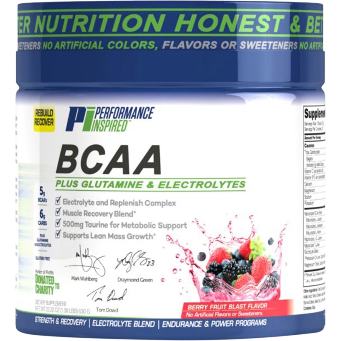 Performance Inspired Post Workout BCAA Plus Glutamine & Electrolytes Powder - Image 1 of 2