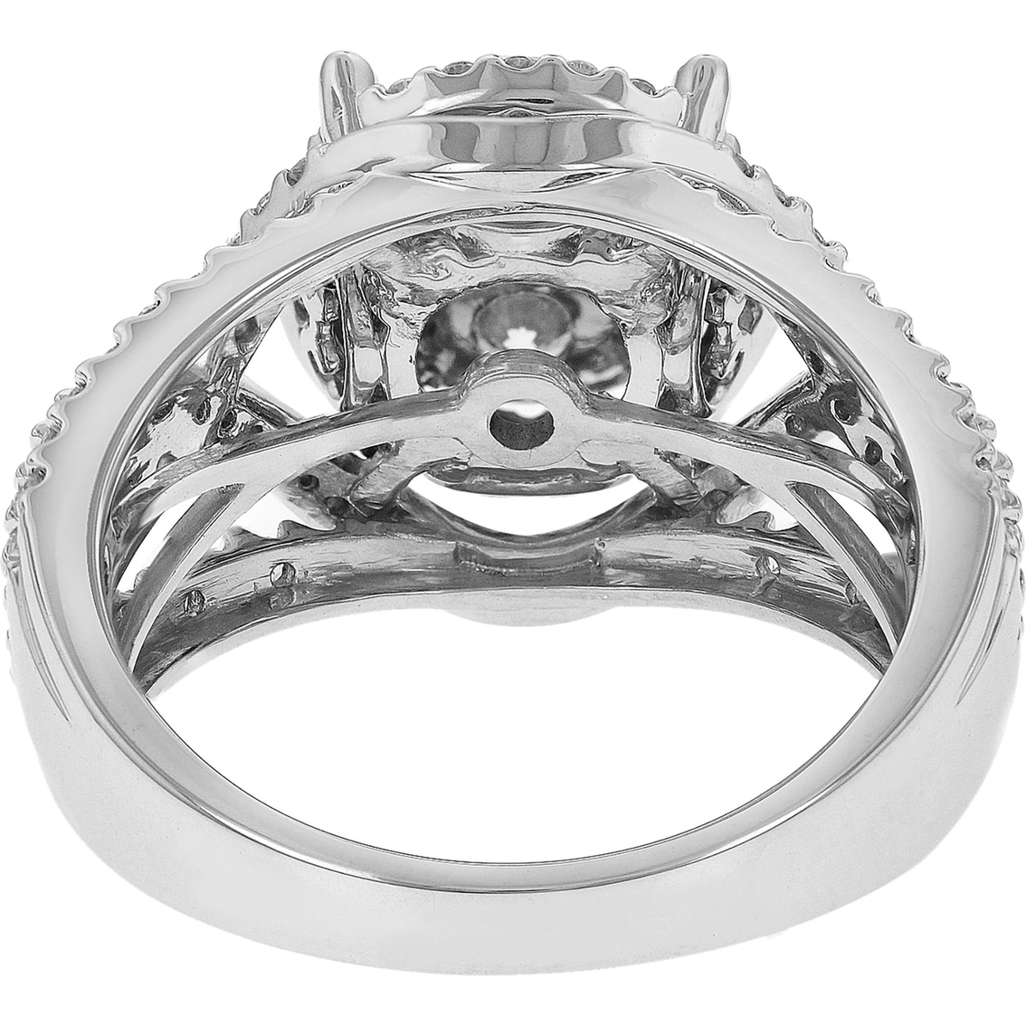 10K White Gold 1 CTW Diamond Ring, Size 7 - Image 3 of 3