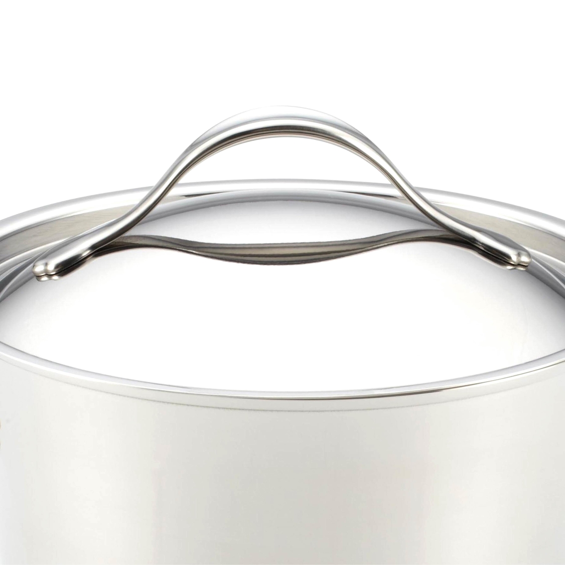 Anolon Nouvelle Copper Stainless Steel 2.5 qt. Covered Saucier - Image 2 of 4