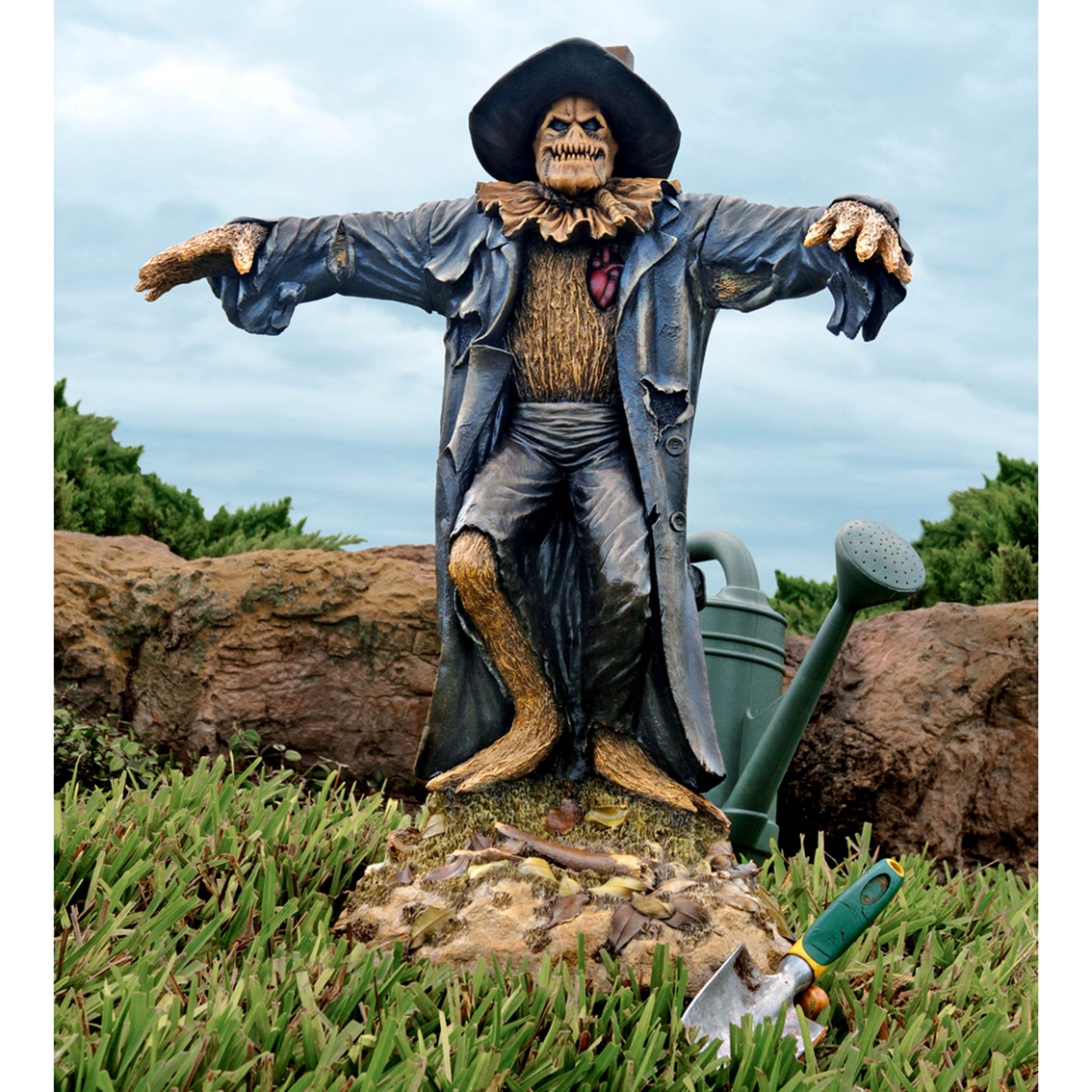 Design Toscano Harvest of Evil Garden Scarecrow Statue - Image 4 of 4