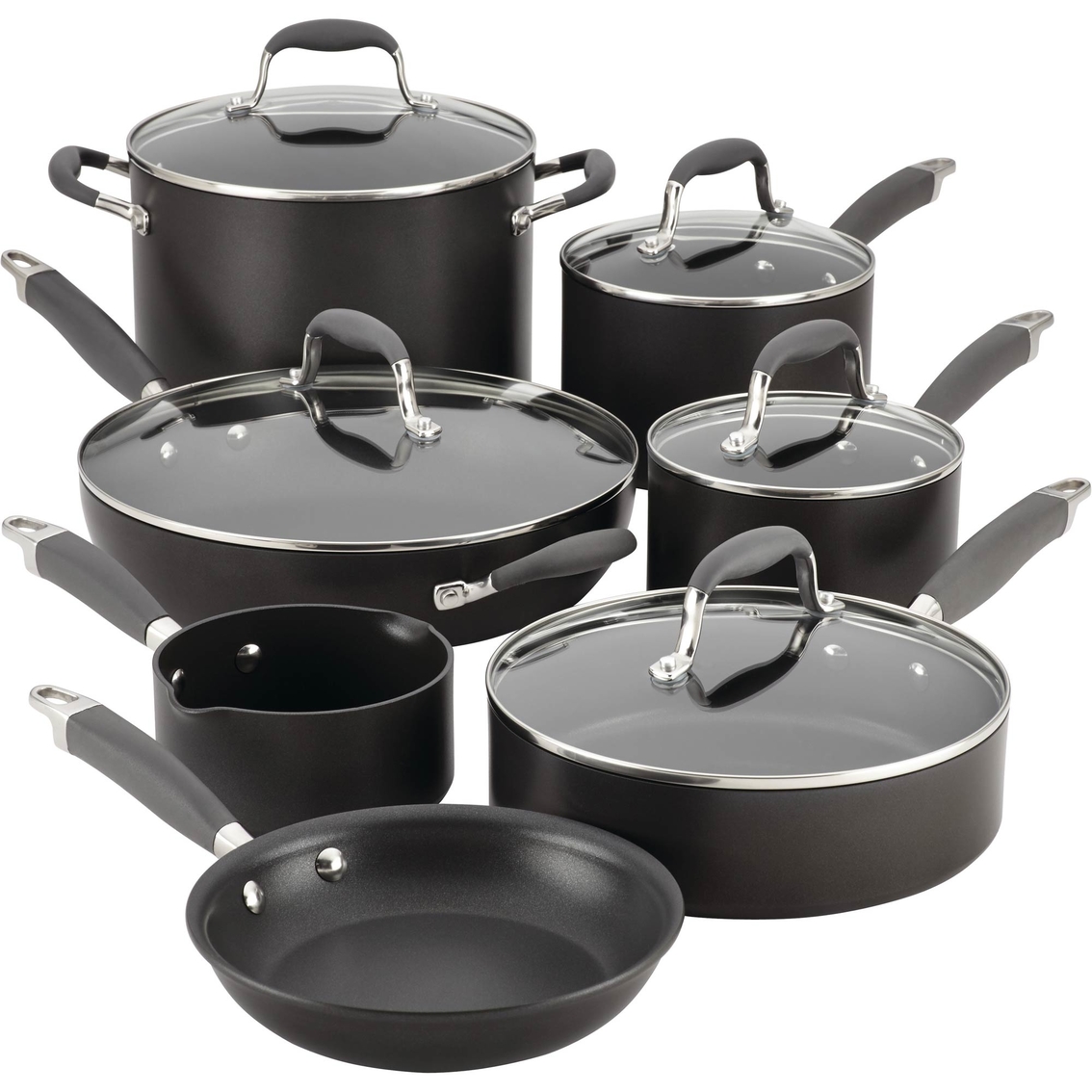 Anolon Home Hard Anodized Nonstick 11 Pc. Cookware Set, Cookware Sets, Household