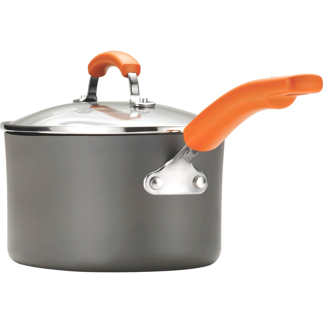 Rachael Ray Hard Anodized Nonstick 3 Quart Covered Oval Saucepan - Image 3 of 4