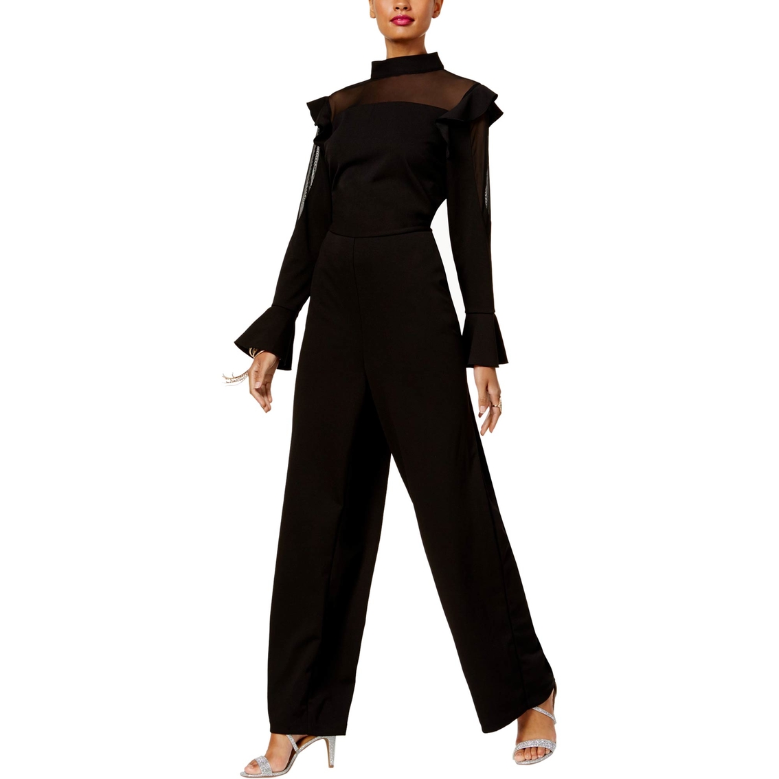 Thalia Sodi Ruffled Jumpsuit | Dresses | Apparel | Shop The ...