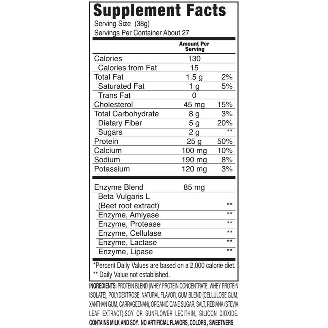 Performance Inspired Strawberries N' Cream Performance Whey Protein Powder, 2 lb. - Image 2 of 2