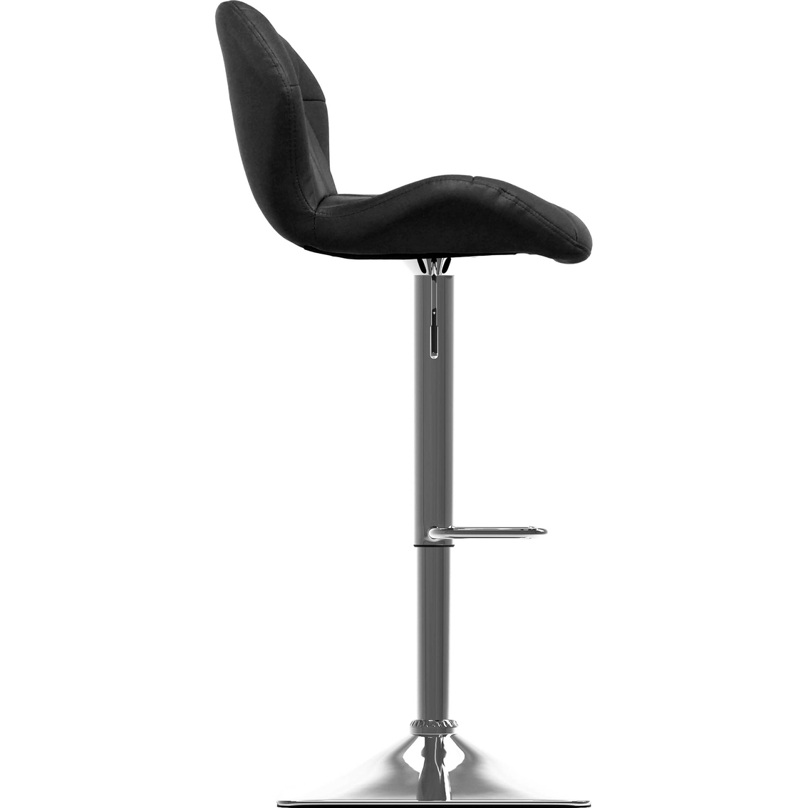 CorLiving Adjustable Barstool in Bonded Leather 2 Pk. - Image 3 of 4