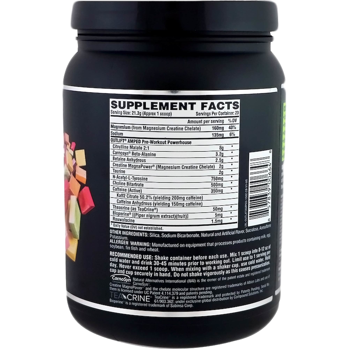 Nutrex Outlift Pre-Workout Supplement, 10 Servings - Image 2 of 2