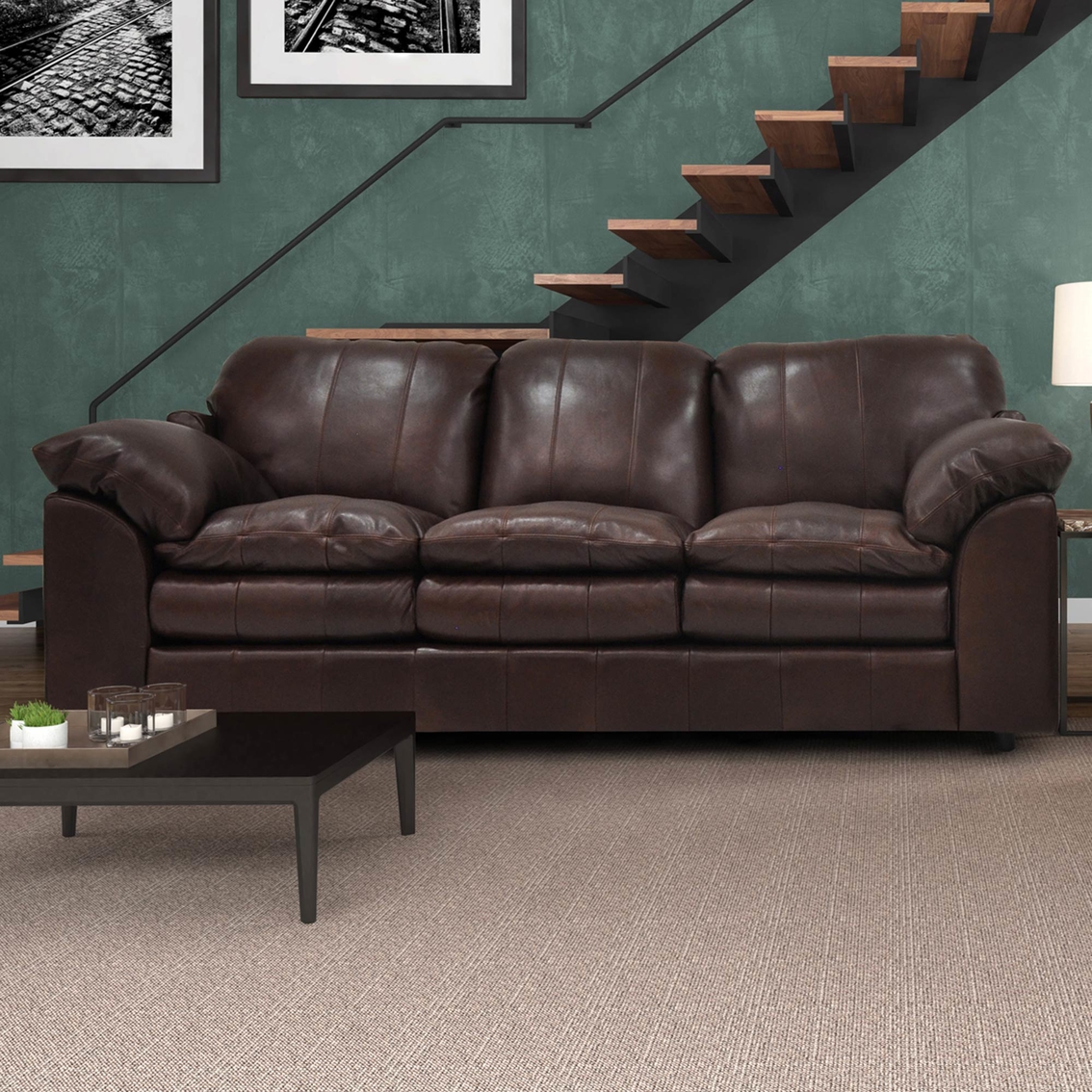 Omnia Leather Ventura Leather Sofa - Image 2 of 2