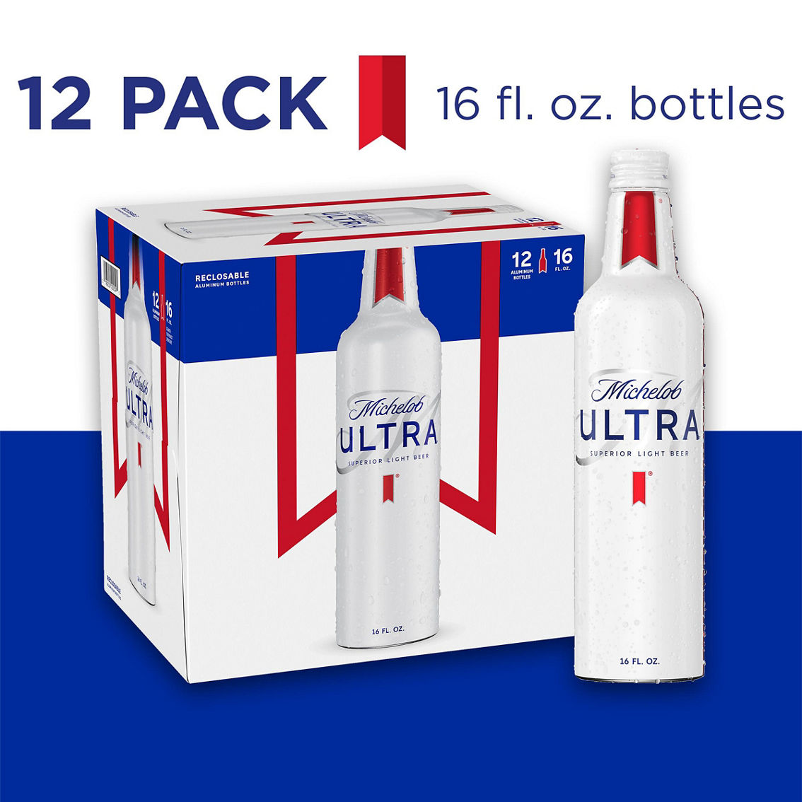 Michelob Ultra 16 oz. Bottle 12 pk. - Image 2 of 2