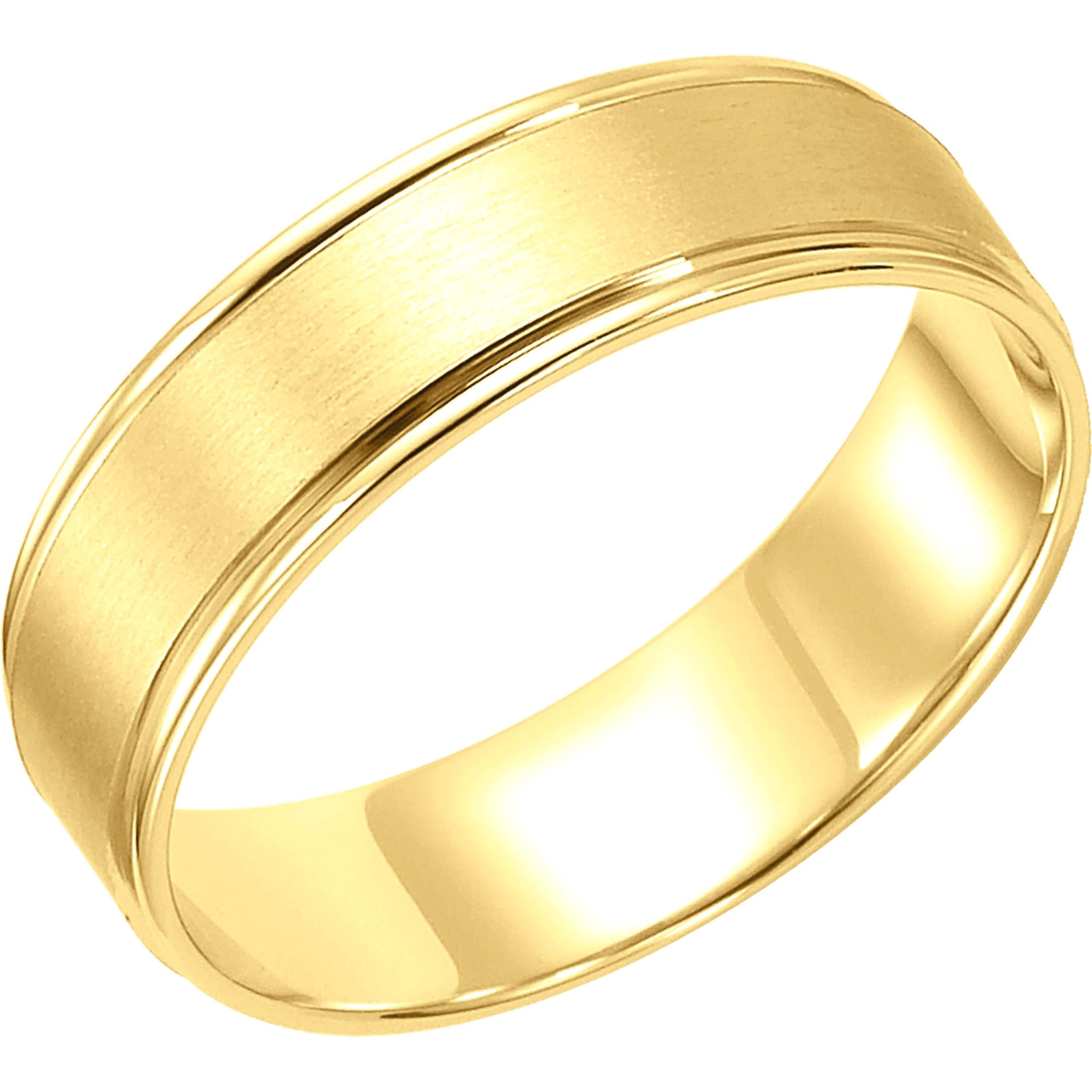 14k Yellow Gold Engraved 6mm Band | Wedding Bands | Jewelry & Watches ...