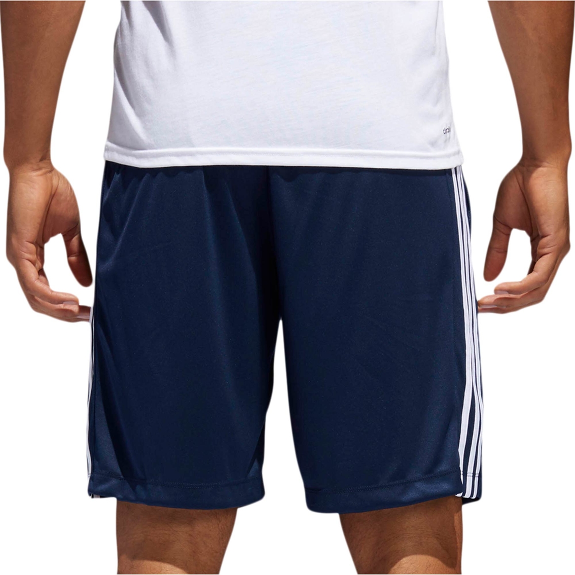 adidas Men's Designed 2 Move 3-Stripes Shorts - Image 2 of 4
